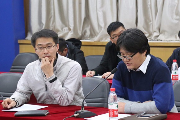 党委宣传部陈丁丁副部长、文传系牟乾副主任发言 党委宣传部陈丁丁副部长、文传系牟乾副主任发言