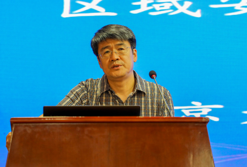 13王正毅教授进行主旨演讲 13王正毅教授进行主旨演讲