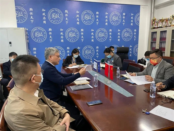 国际政治系教工党支部学习现场 国际政治系教工党支部学习现场